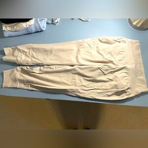 Athleta jogger - tan/cream